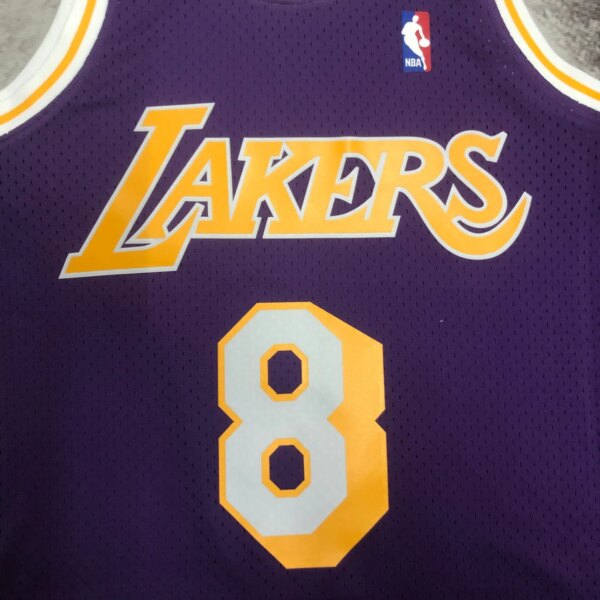M&N 96-97 Lakers  SW Purple  8# Bryant - Image 2