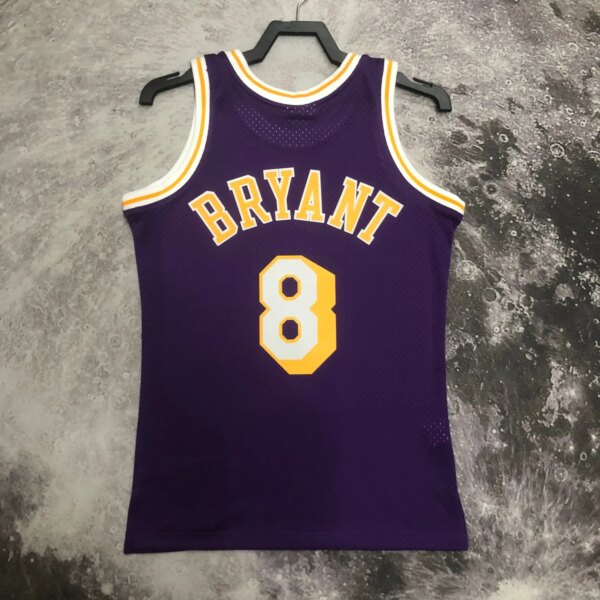 M&N 96-97 Lakers  SW Purple  8# Bryant - Image 4