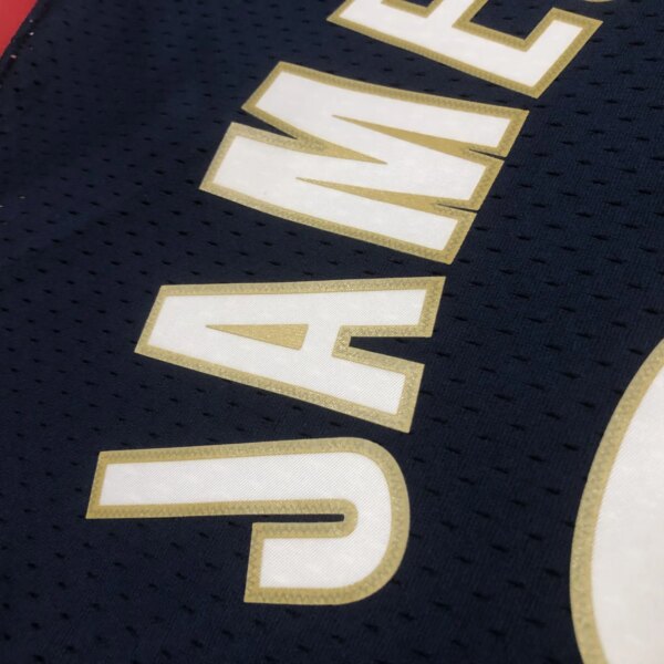 M&N 08-09 Cleveland Cavaliers  SW Blue 23# JAMES - Image 3