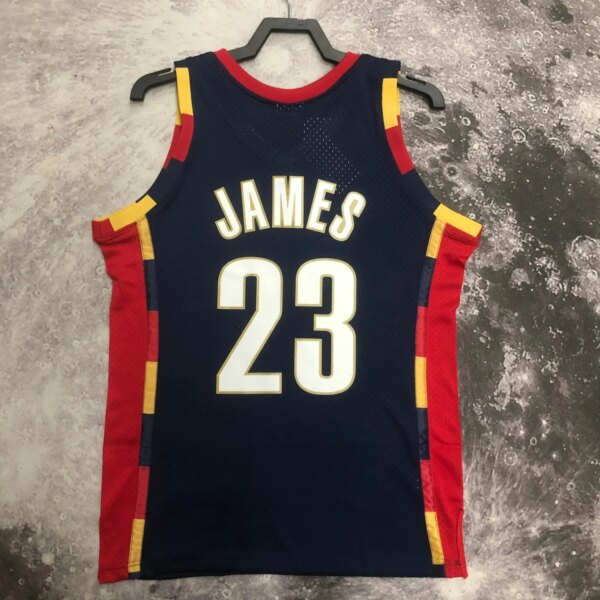 M&N 08-09 Cleveland Cavaliers  SW Blue 23# JAMES - Image 7