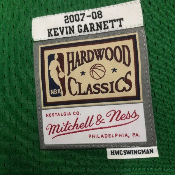 M&N 07-08 Celtics  SW 5# GARNETT - Image 3