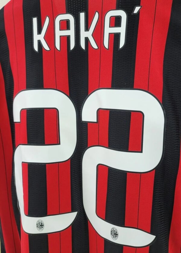 13-14 AC Milan Home Retro Fans Jersey - Image 5