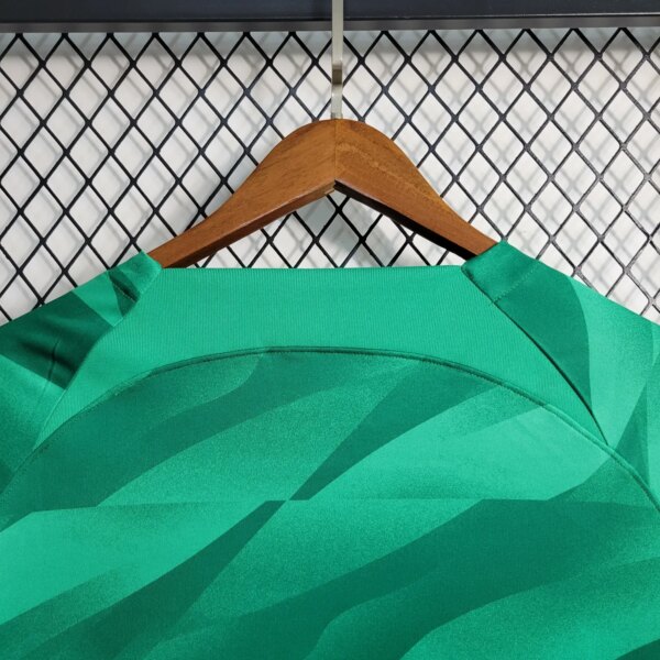 23-24 PSG Green GoalKeeper Long Sleeve Jersey - Image 4