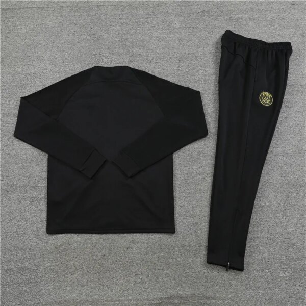 23-24 PSG-Jordan Black Jacket Tracksuit - Image 3