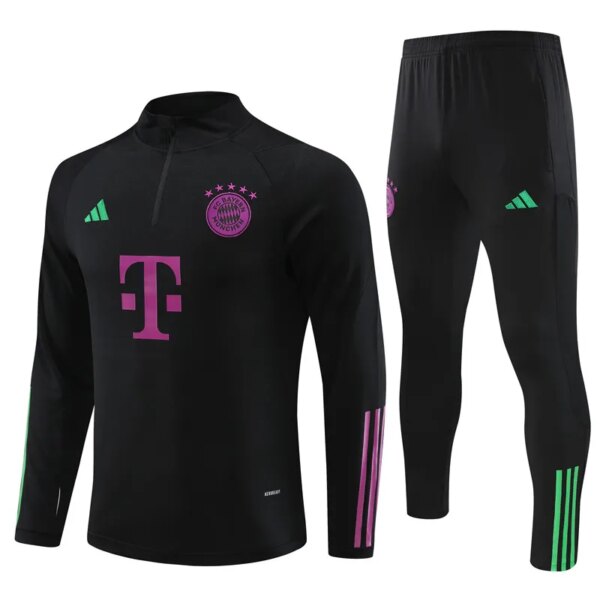 23-24 Bayern Munich Black Training suit