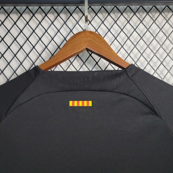 23-24 Barcelona Black Training Fans Jersey - Image 2