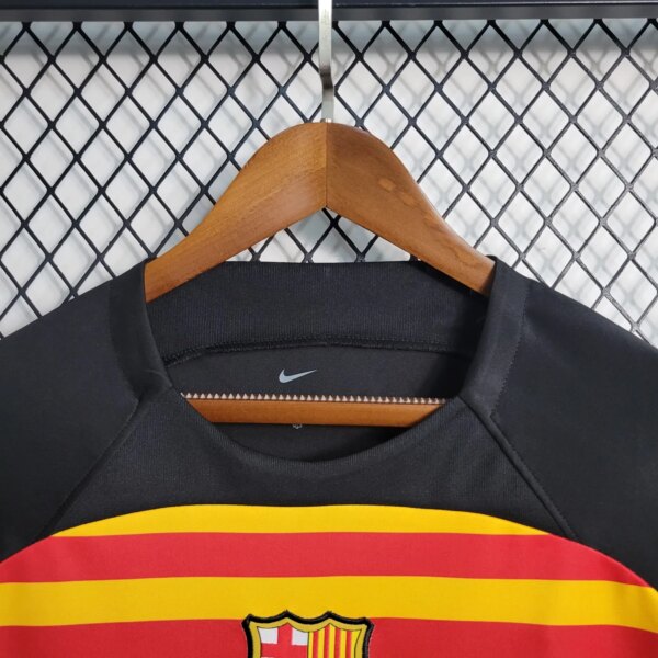 23-24 Barcelona Black Training Fans Jersey - Image 3