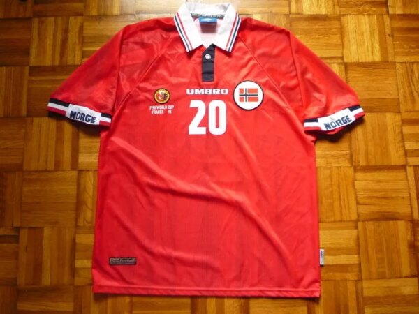 98-99 Norway Home Retro Fans Jersey - Image 6