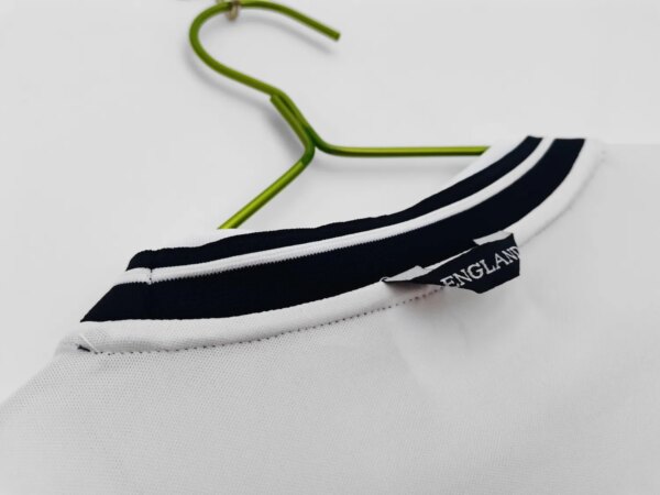 99-01 England Home White Retro Jersey - Image 4