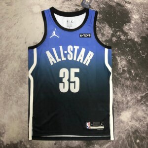 2023 NBA All Star Blue 35#DURANT Hot Pressed Jersey