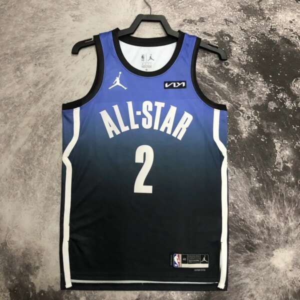 2023 NBA All Star Blue 2#IRVING  Hot Pressed Jersey