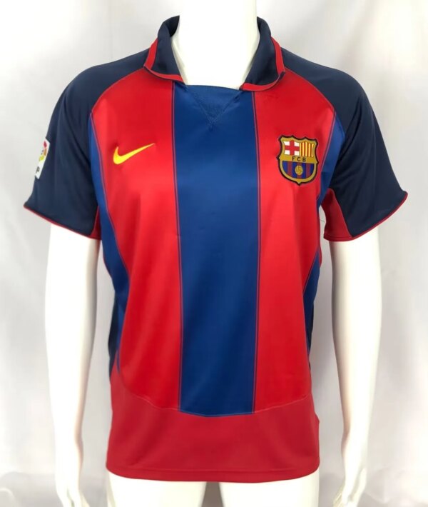 03-04 Barcelona Home Retro Jersey