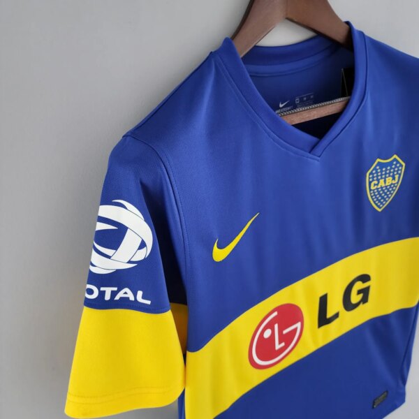 11-12 Boca Juniors Home Retro Jersey - Image 2