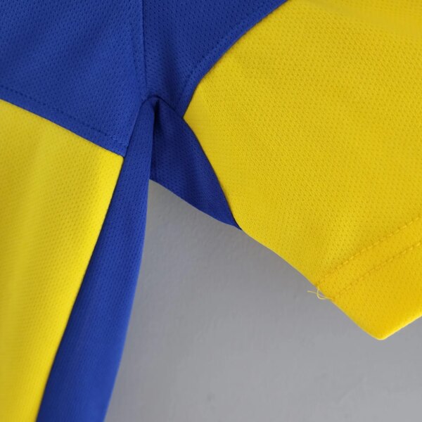 11-12 Boca Juniors Home Retro Jersey - Image 4