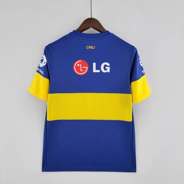 11-12 Boca Juniors Home Retro Jersey - Image 6