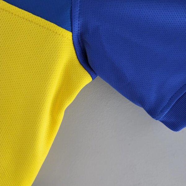 09-10 Boca Juniors Home Retro Jersey - Image 3