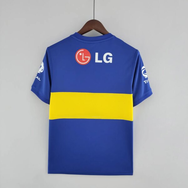 09-10 Boca Juniors Home Retro Jersey - Image 5