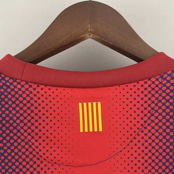 12-13 Barcelona Home  Long Sleeve Retro  Jersey - Image 3