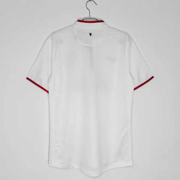 12-13 Manchester United Away White Retro Jersey - Image 3