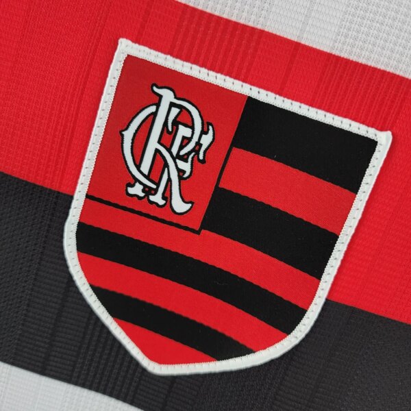 1995 Flamengo Away White Retro Jersey - Image 2