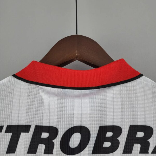 1995 Flamengo Away White Retro Jersey - Image 3