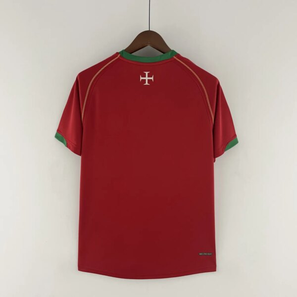 2006 Portugal Home Retro Jersey - Image 3