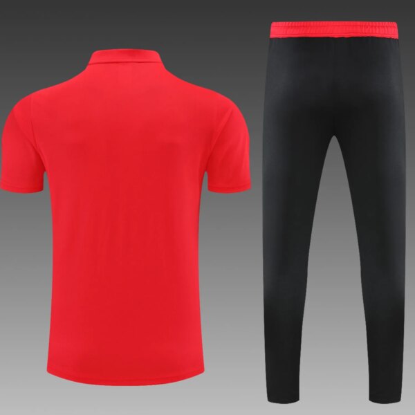 Arsenal POLO red black Short Sleeve Suit - Image 7
