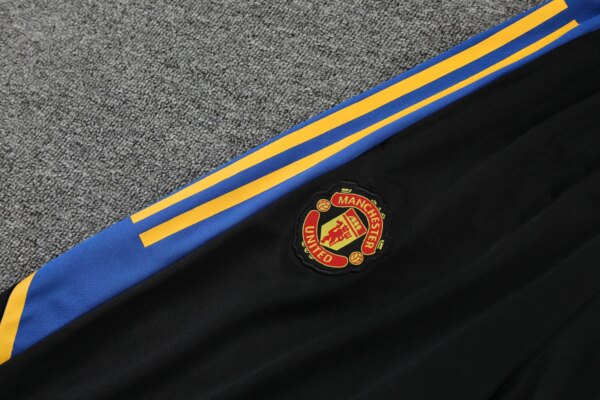 Manchester United POLO Blue Short Sleeve Suit - Image 5