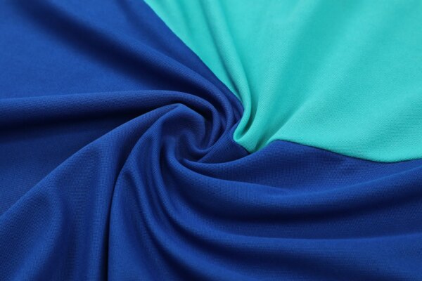 Marseille POLO kit blue-green Short Sleeve Suit - Image 2