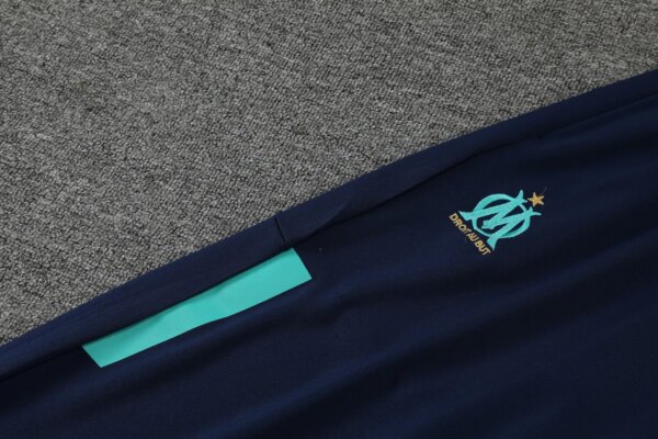 Marseille POLO kit blue-green Short Sleeve Suit - Image 5