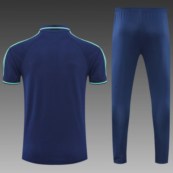 Arsenal POLO kit royal blue Short Sleeve Suit - Image 5