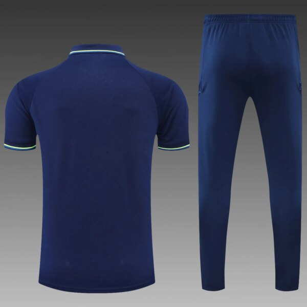Tottenham Hotspur POLO kit royal blue Short Sleeve Suit - Image 5