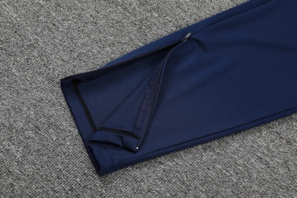 Marseille POLO kit blue and white Short Sleeve Suit - Image 3