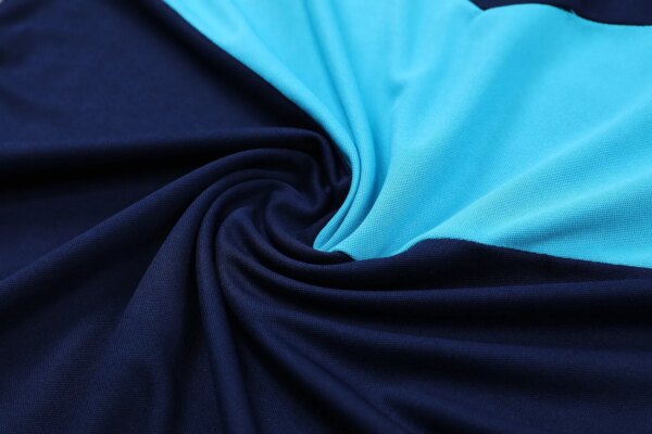 Marseille POLO kit royal blue Short Sleeve Suit - Image 4
