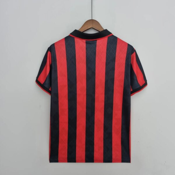 95-96 AC Milan Home Retro Jersey - Image 5