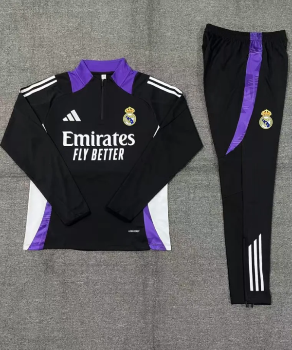 24-25 Real Madrid Black Training Suit