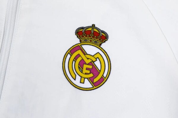 24-25 Real Madrid Retro Windbreaker Suit - Image 6