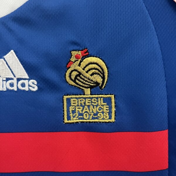 Retro 1998 France Home Kids Kit - Image 2