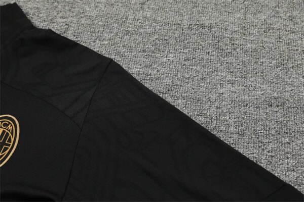 24-25 AC Milan Black Training Suit - Image 5