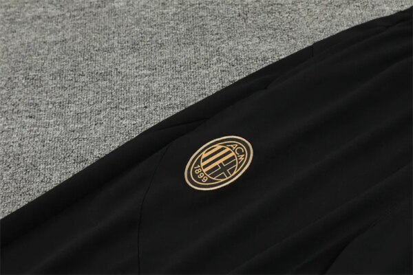 24-25 AC Milan Black Training Suit - Image 8