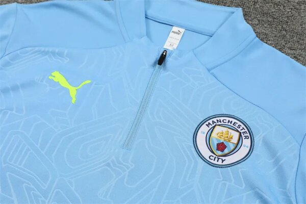 24-25 Manchester City Blue Training Suit - Image 3