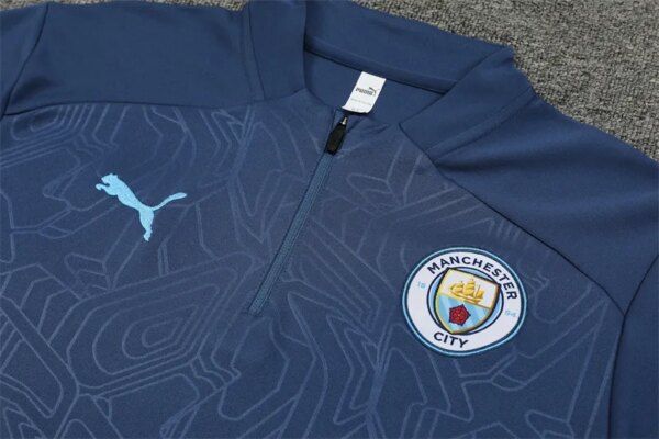 24-25 Manchester City Blue Training Suit - Image 2