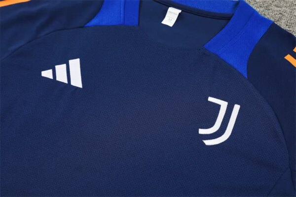24-25 Juventus Blue Short Sleeve Training Suit - Image 2