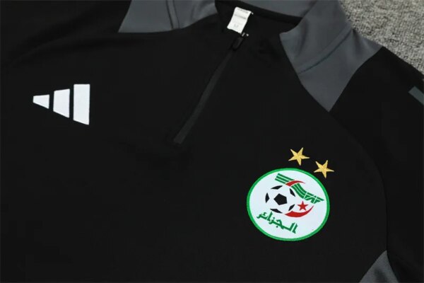 24-25 Algeria Black Training Suit - Image 2