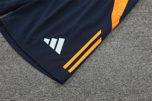 24-25 Real Madrid White Short Sleeve Training Suit - Image 6