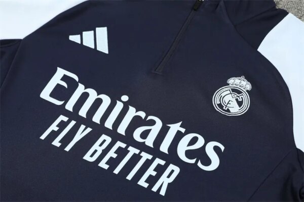 24-25 Real Madrid Blue Training Suit - Image 3