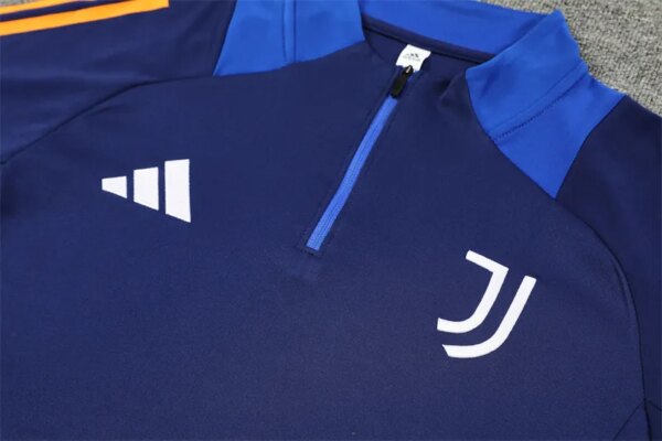 24-25 Juventus Blue Training Suit - Image 3