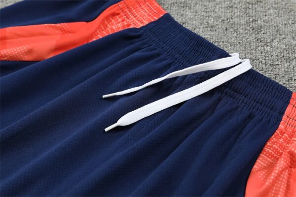 24-25 Manchester United Orange Short Sleeve Training Suit - Image 7