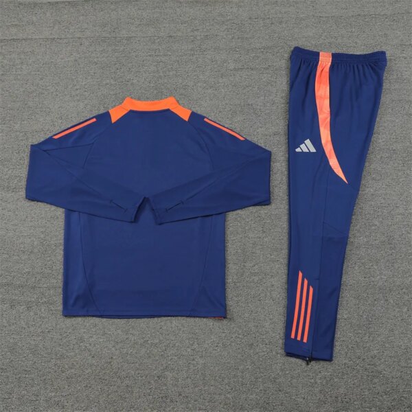 24-25 Manchester United Blue Training Suit - Image 5