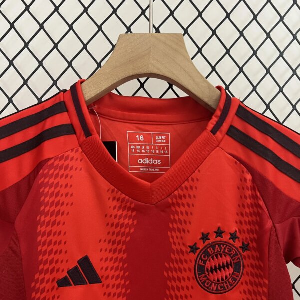 24-25 Bayern Munich Home Kids Kit - Image 2